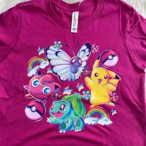 Girls pokemon t shirt size small